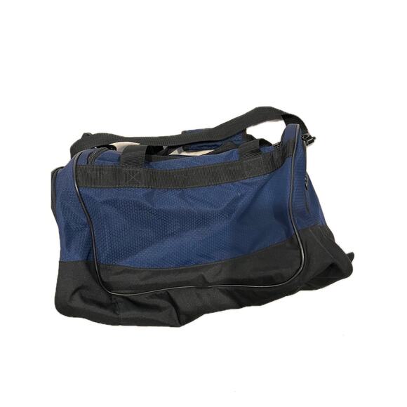 Adidas Defender Medium 20"x12"x10" Blue Black Duffel Bag - Picture 3 of 6